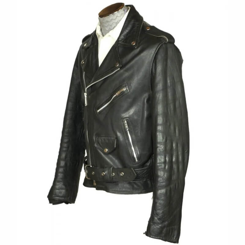 mens motorcycle 1960s vintage leeather jacket