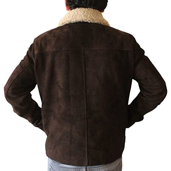 Men's Original Brown Suede Leather Jacket