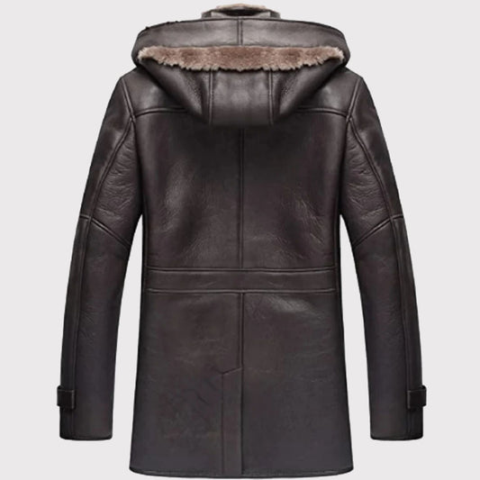 Men's RAF Aviator B3 Shearling Fur Leather Jacket