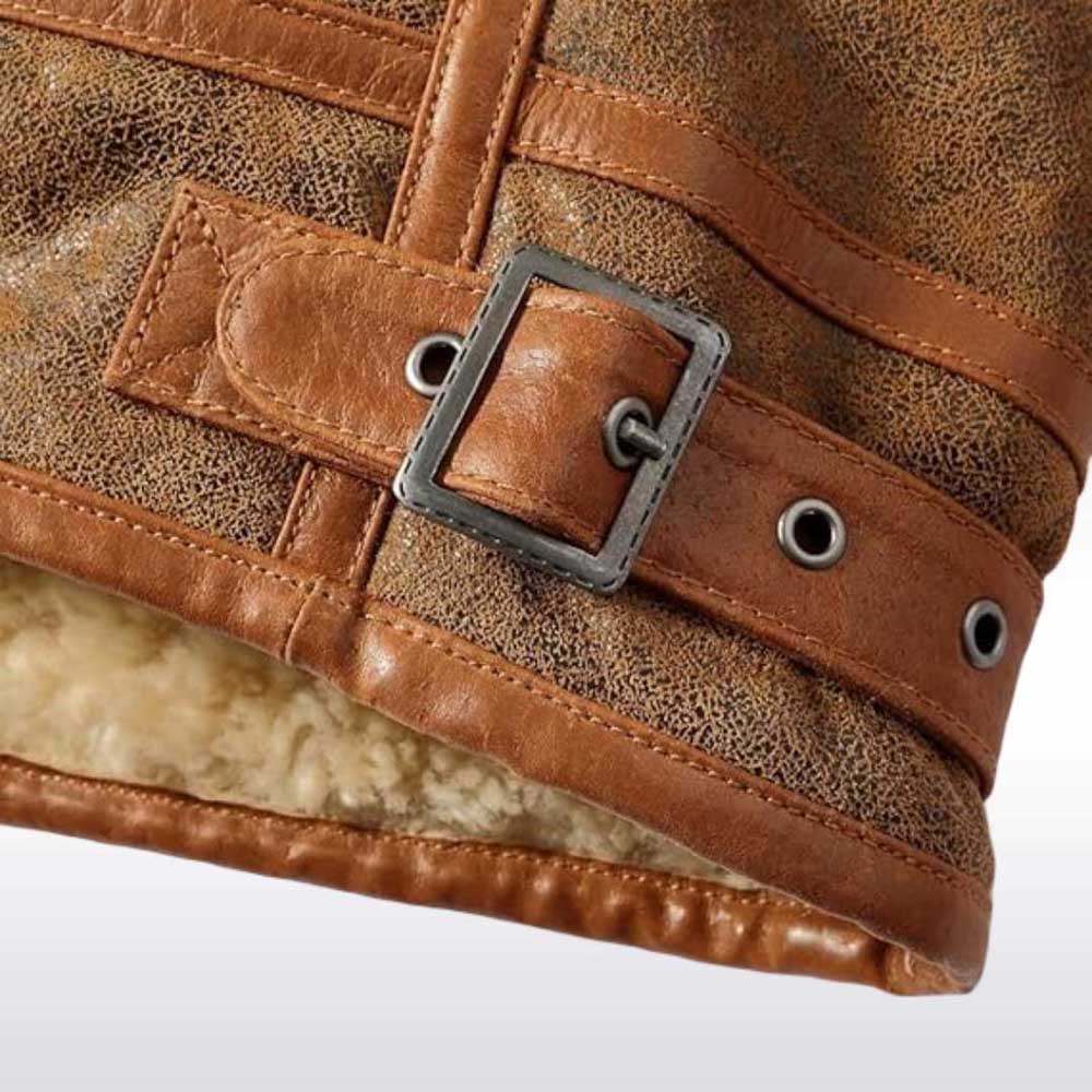 Mens Shearling Aviator Bomber Jacket for Sale - Jackets Kingdom