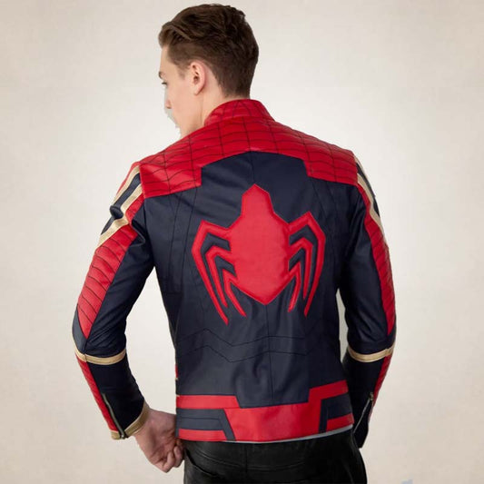 Men’s Spider-Man Movie Leather Jacket