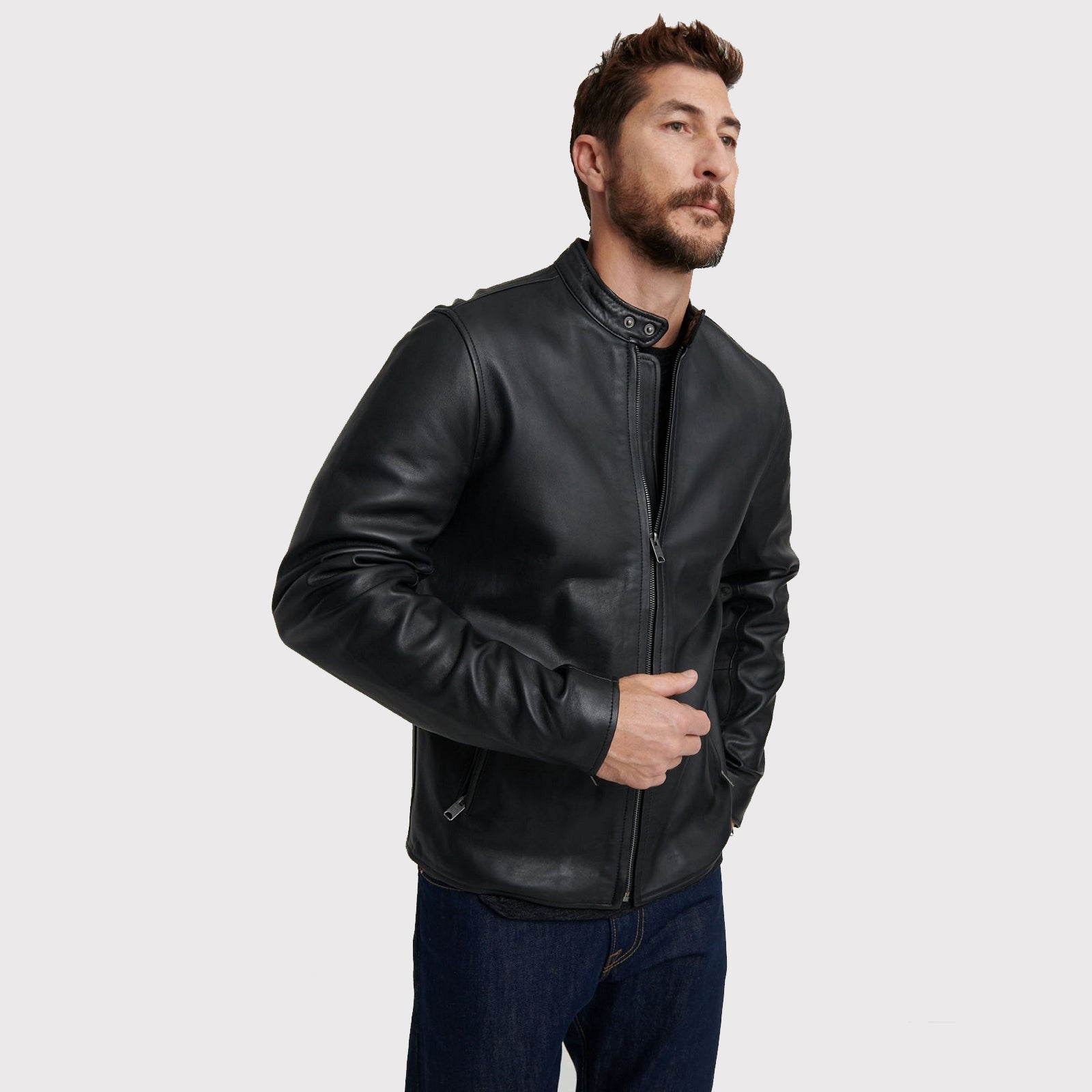 Trendy Black Jacket for Men - Stylish Outerwear