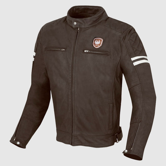 Merlin Hixon Heritage Motorcycle Leather Jacket Merlin Hixon Heritage Motorcycle Jacket - Classic Design!