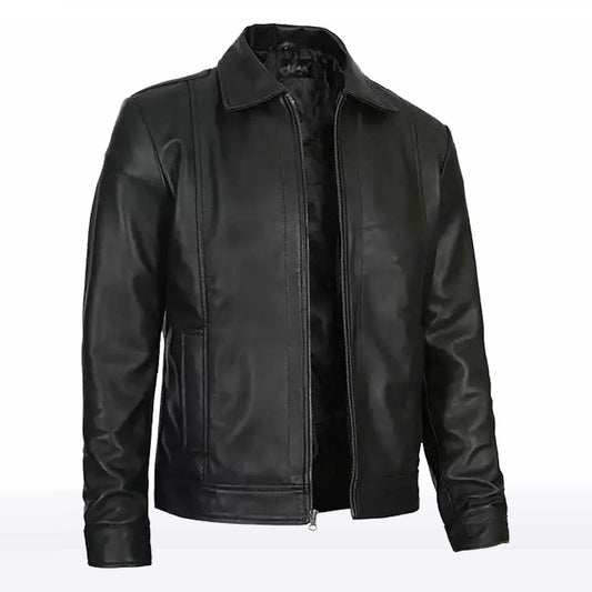 Noah Black Slim Fit Jacket for Men