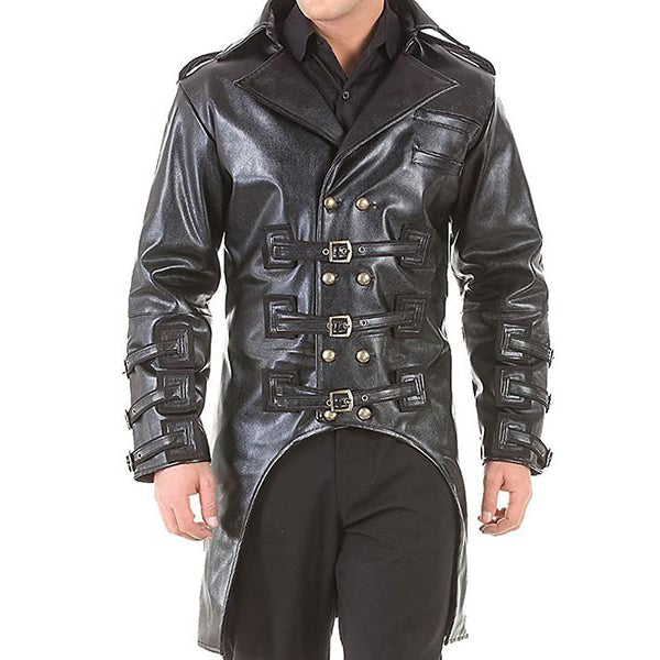 Post-Apocalyptic Steampunk Punk Trench Coat Edgy and Stylish