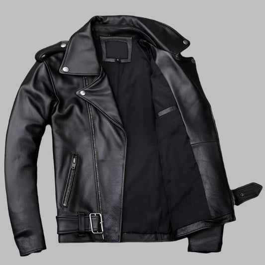 Premium Asymmetrical Cafe Racer Jacket