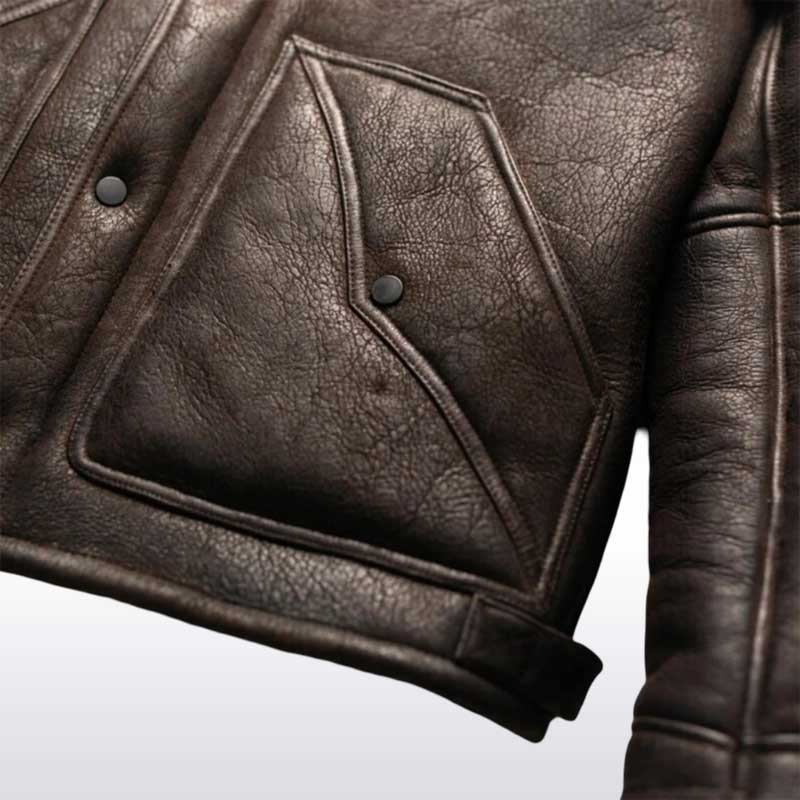 Rancher’s Leather Shearling Jacket Men