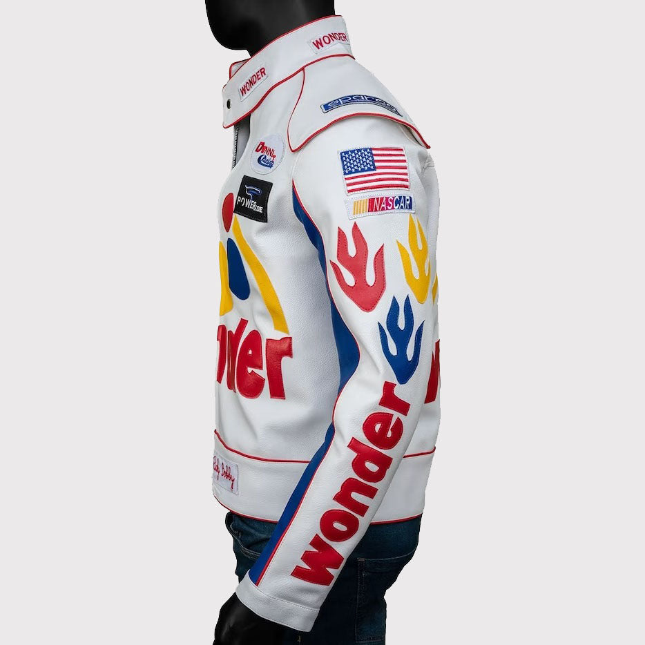 The Ballad of Ricky Bobby Wonder Bread Costume Racing Jacket for Men