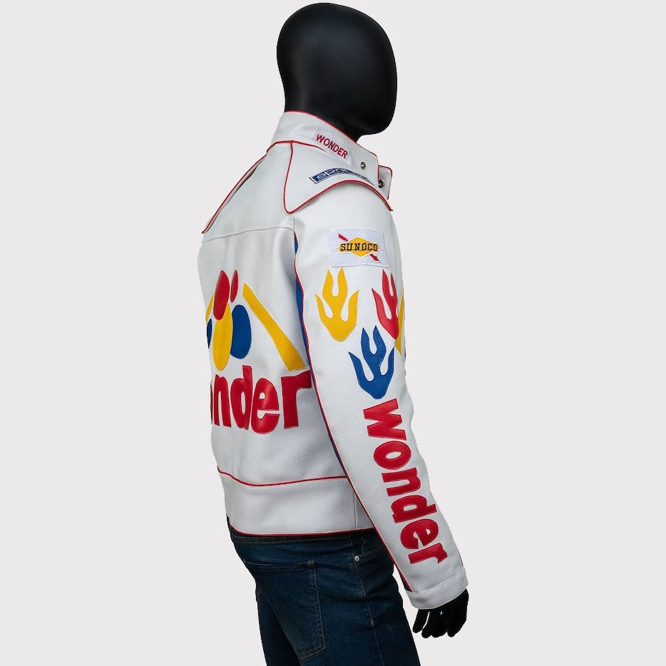 The Ballad of Ricky Bobby Wonder Bread Costume Racing Jacket for Men