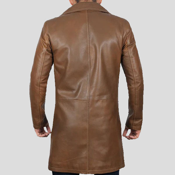 Leather Car Coat