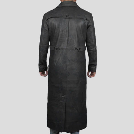 Leather Overcoat