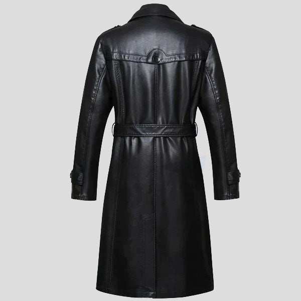 Black Leather Coat