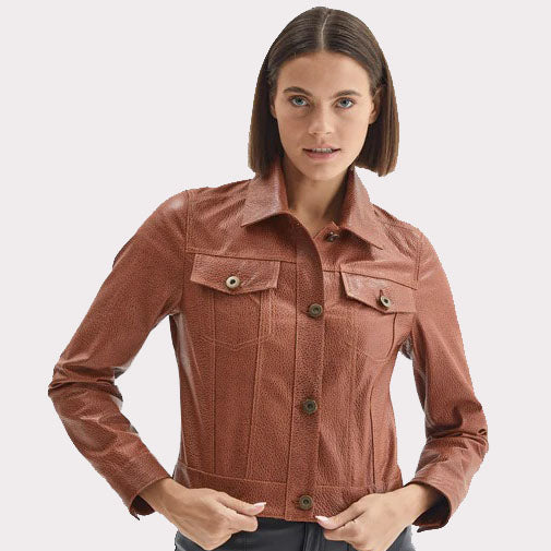 Whiskey Western Women's Leather Jacket