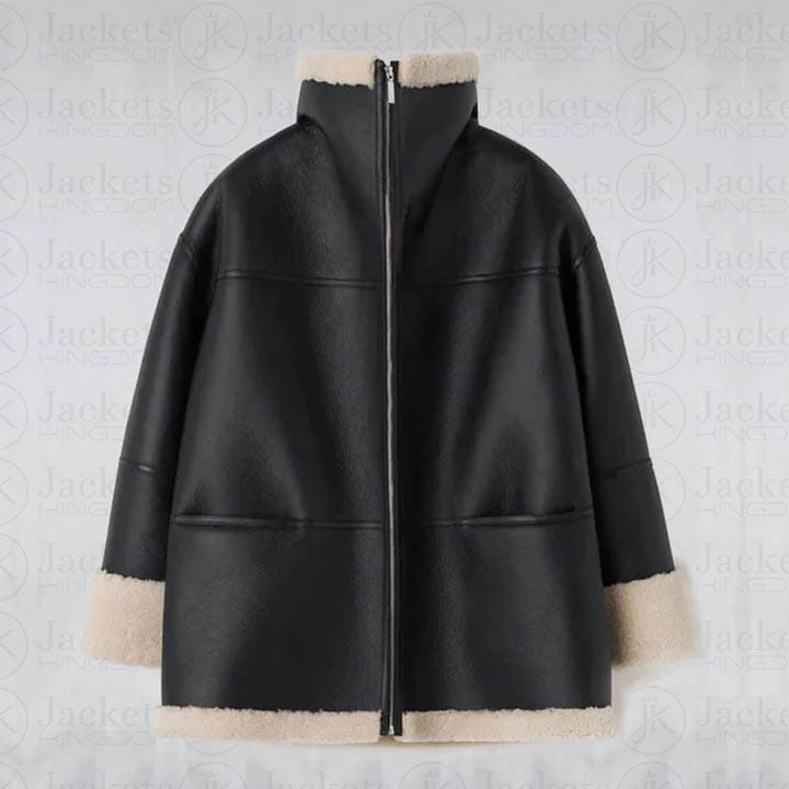 Aviator Sheepskin Shearling Leather Jacket