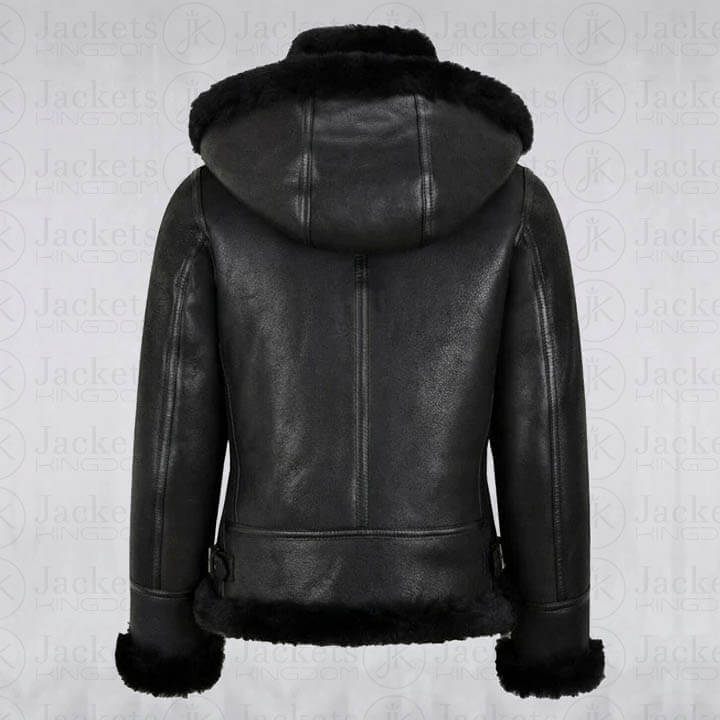 Women Shearling Leather Jacket