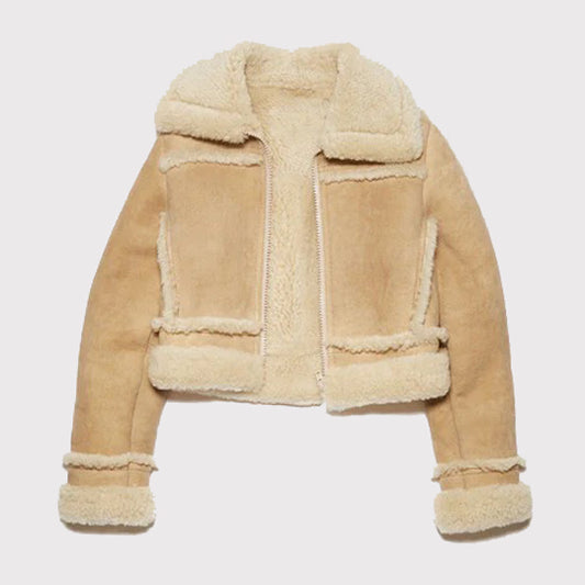 Women's Brown Aviator Jacket Women's Brown Aviator Jacket - Brown Flight Aviator Jacket