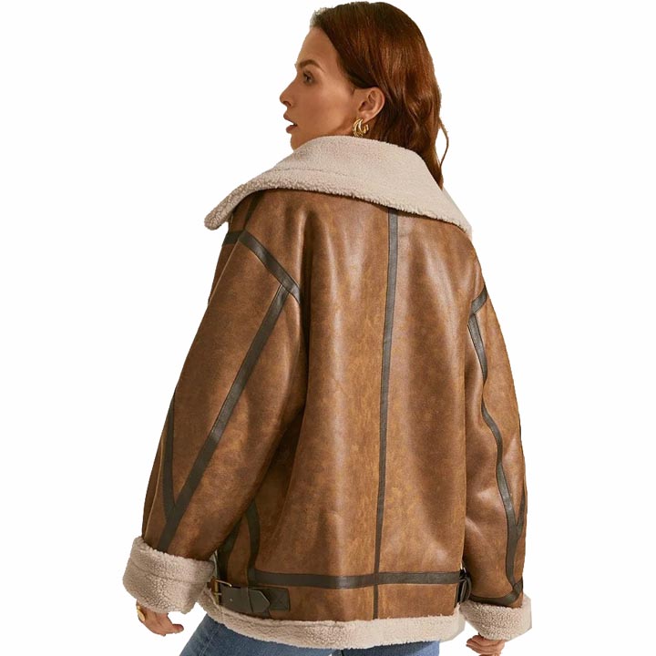 B3 Bomber Fashion Shearling Fur Jacket