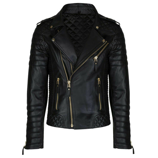Men Black Fashion Leather Jacket Men Black Fashion Leather Jacket