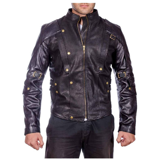 Men Black Fashion biker Leather Jacket Men Black Fashion biker Leather Jacket