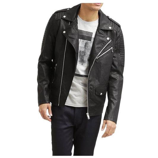 Men Black Leather Motorcycle jacket Men Black Leather Motorcycle jacket