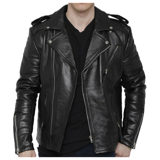 Men Motorcycle Fashion Leather Jacket Men Motorcycle Fashion Leather Jacket