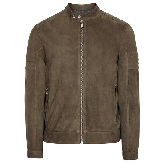 Men Motorcycle Rider Suede Leather Jacket Men Motorcycle Rider Suede Leather Jacket