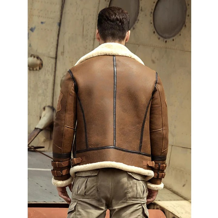 Men's B3 Airforce Shearling Leather Jacket