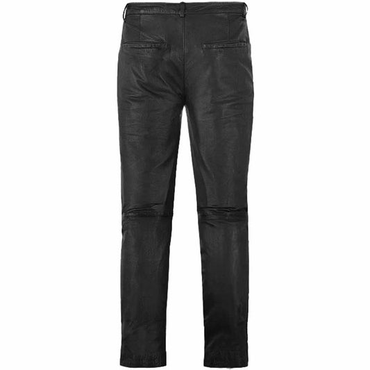 Men's Black Leather Trouser