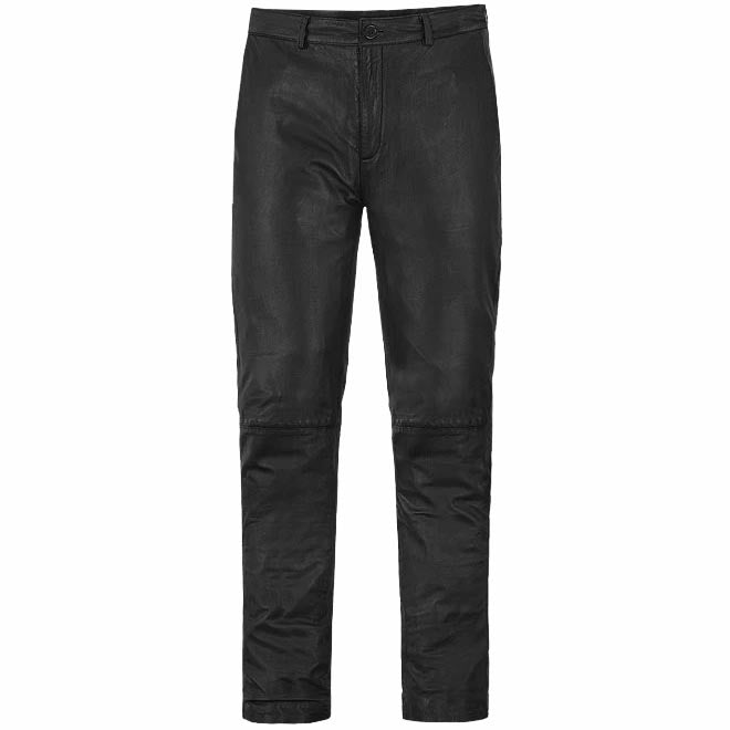 Men's Black Leather Trouser