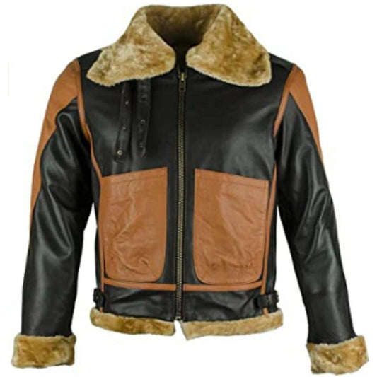 Men's Faux Shearling Bomber Jacket Men's Faux Shearling Bomber Jacket