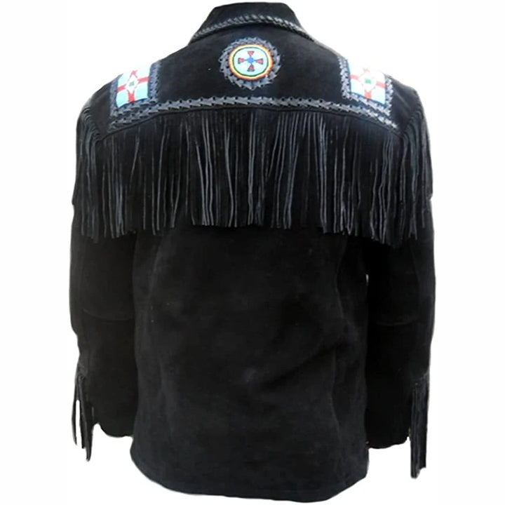 Men's Western Cowboy Leather Jacket