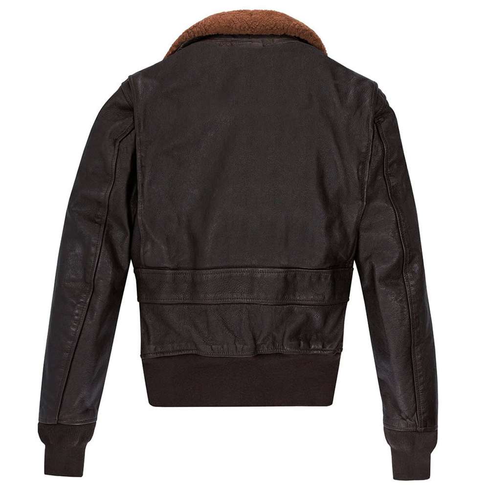 Naval Aviator’s Shearling Pilot Leather Jacket Mens