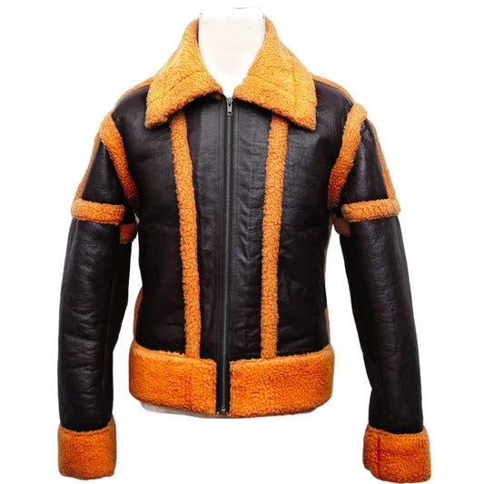 Women Shearling Rancher Leather Jacket Western Style Women Shearling Rancher Leather Jacket Western Style