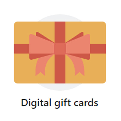 Gift Card - Gift Voucher digital gift card