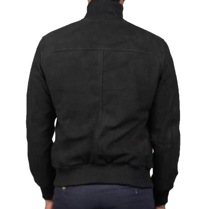 suede bomber jacket men