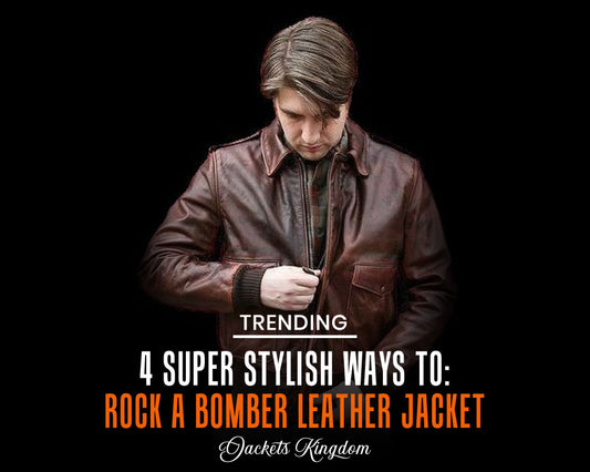 4 Super Stylish Ways to Rock a Bomber Leather Jacket