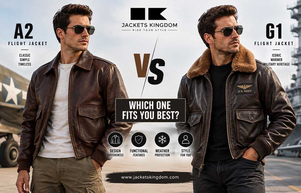 A2 vs G1 Flight Jacket: Which One Fits You Best