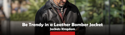 Be Trendy in a Leather Bomber Jacket