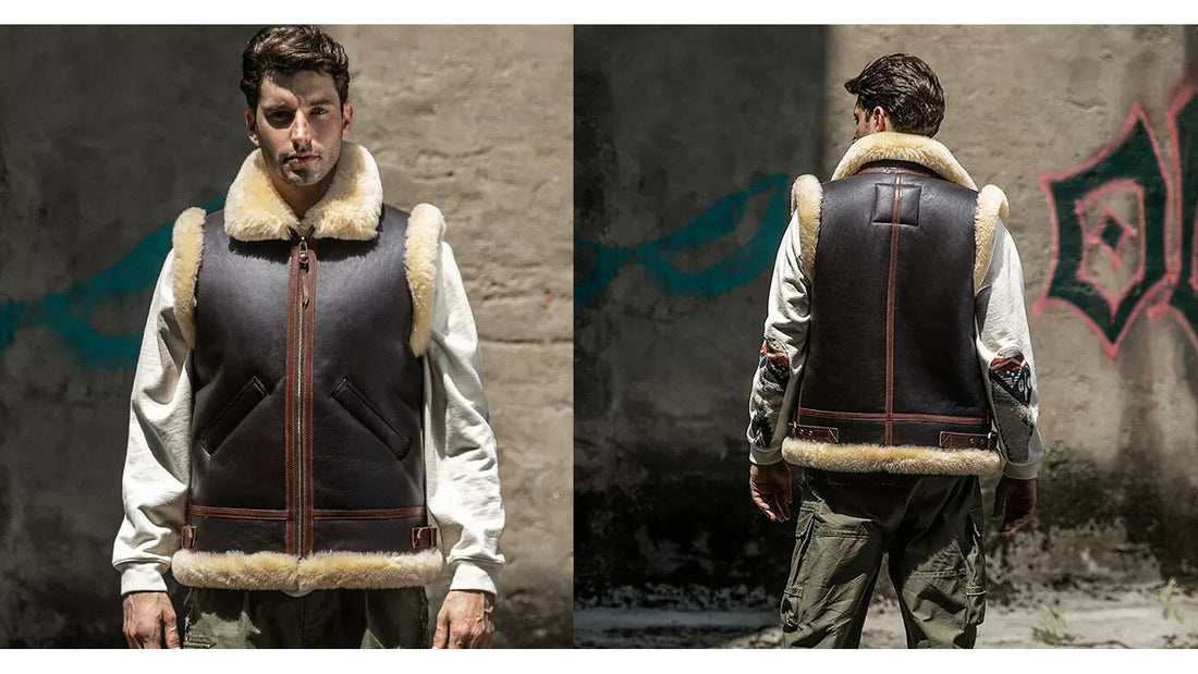 Best Shearling Leather Vests for Men