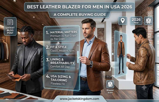 Best Leather Blazer for Men in USA 2026: A Complete Buying Guide