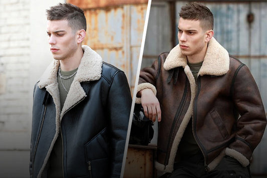 Best Shearling Leather Jacket for Men