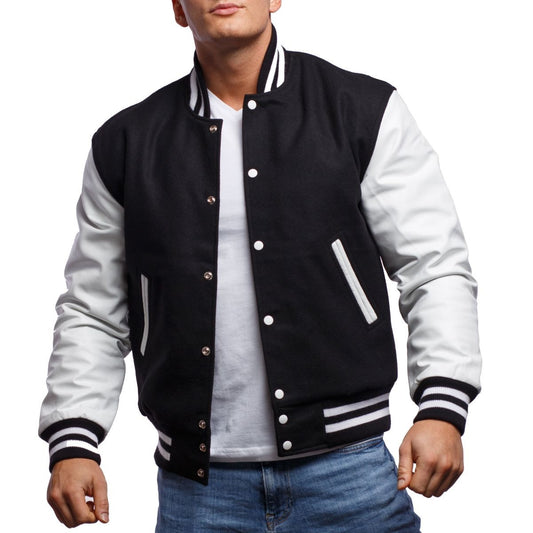 Black and White Letterman Jacket: A Classic Icon of Style and Team Spirit