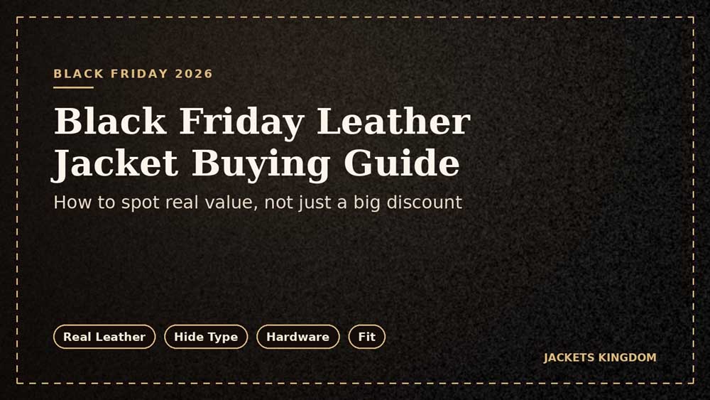 Black Friday Leather Jacket Buying Guide 2026: How to Spot Real Value