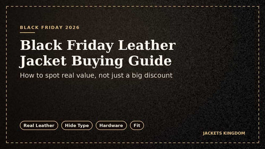 Black Friday Leather Jacket Buying Guide 2026: How to Spot Real Value