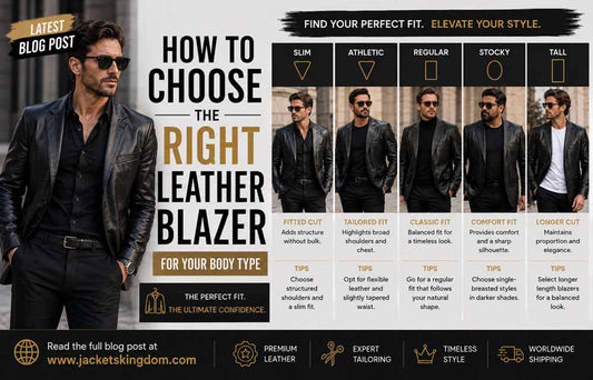 How to Choose the Right Leather Blazer for Your Body Type