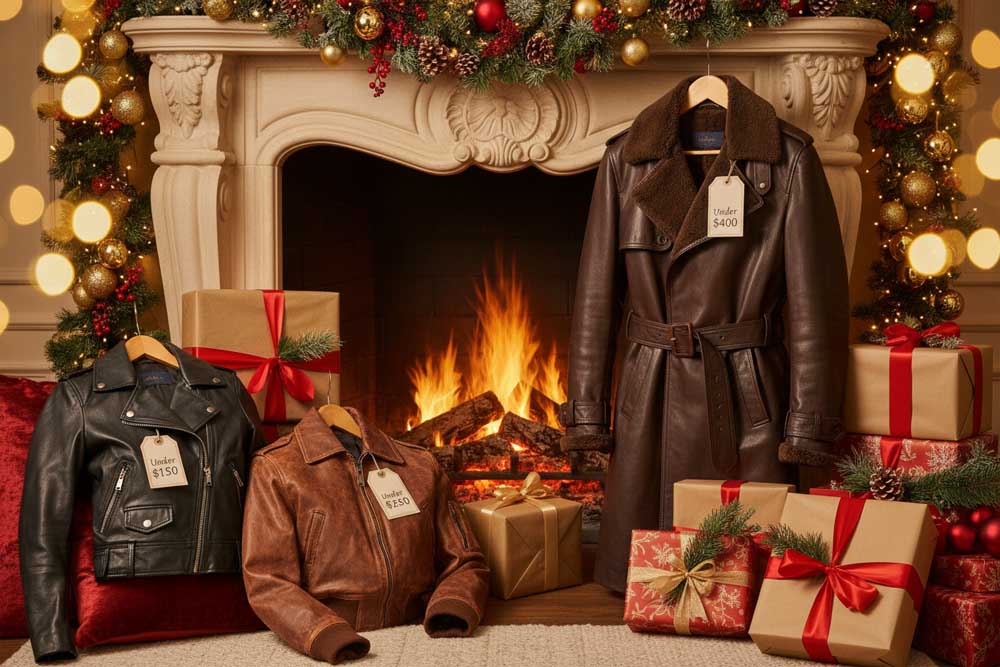 Christmas Leather Jacket Gift Guide 2025: Ideas Under $150, $250 & $400