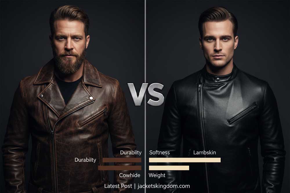 Cowhide vs Lambskin Leather Jackets: Which Is Better?