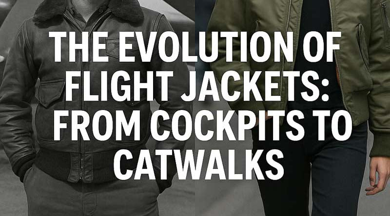 The Evolution of Flight Jackets: From Cockpits to Catwalks