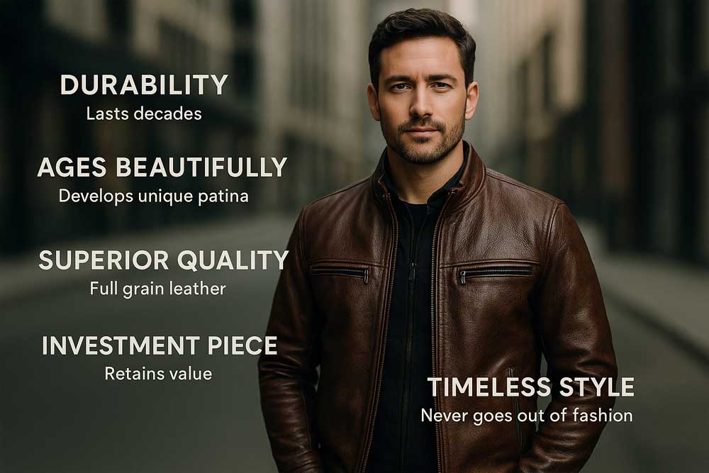 Full Grain Leather Jacket for Men: Why It's Worth Investing