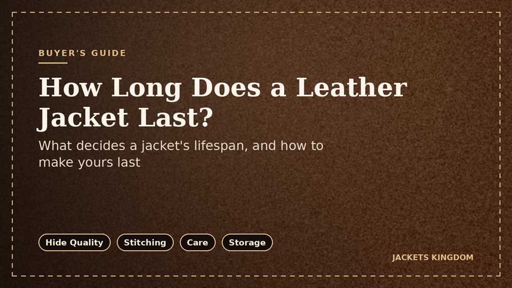 How Long Does a Leather Jacket Last? What Really Decides Its Lifespan